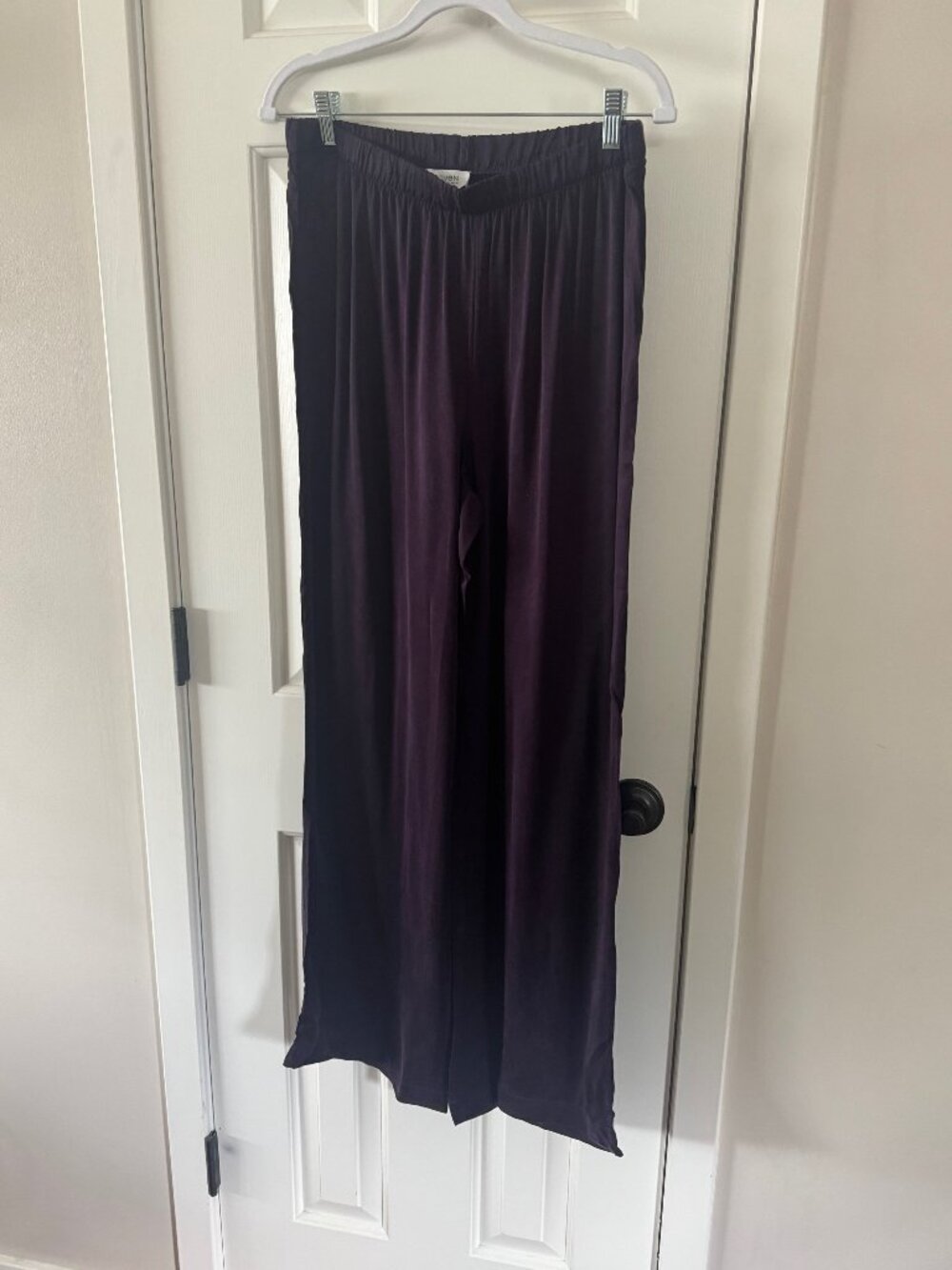Haven Well Within by Talbots Dark Purple Lounge Sleep Pants Size M Medium New